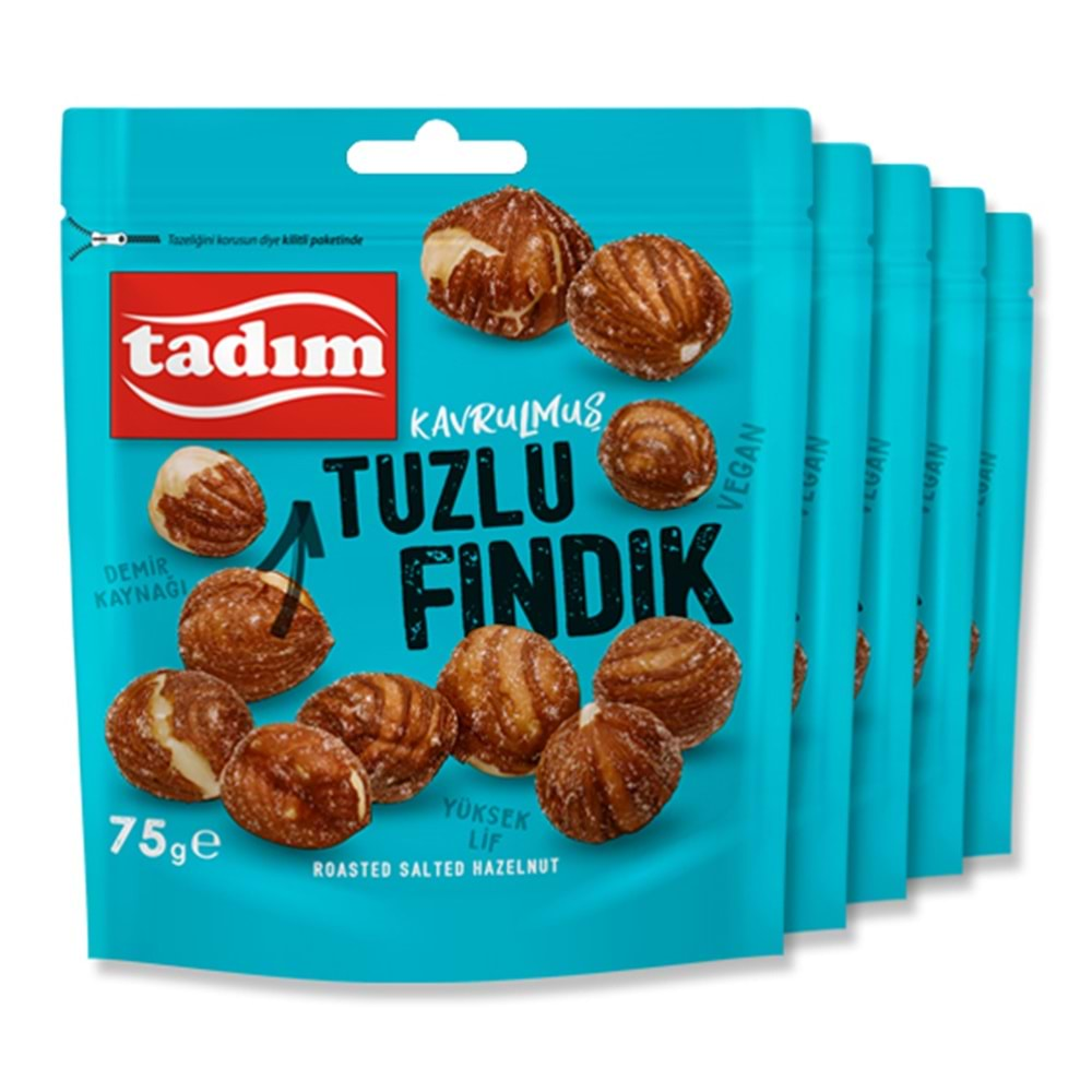 TADIM KAVRULMUŞ TUZLU FINDIK 75 G