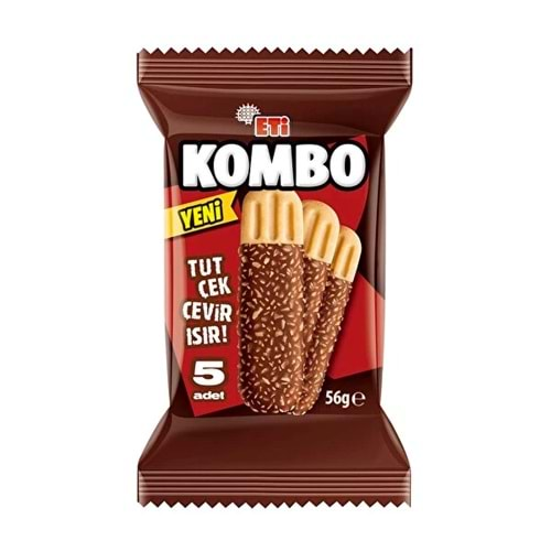 ETİ KOMBO ÇİKOLATA 56 G