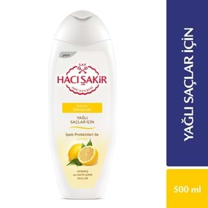 HACI ŞAKİR 1-1 YAĞLI SAÇ. ŞAMPUAN 500 ML