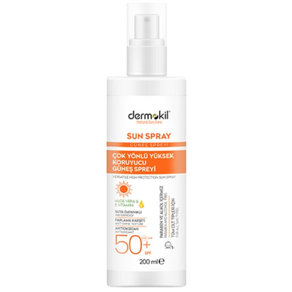 DERMOKİL GÜNEŞ SPREYİ 200ML