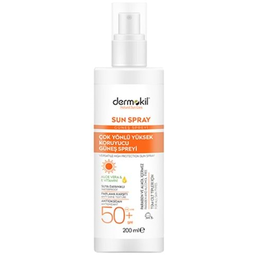 DERMOKİL GÜNEŞ SPREYİ 200ML